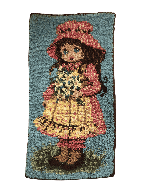 Baby Girl Shaggy Rug